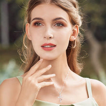 Load image into Gallery viewer, CRUZ CON ESTETOSCOPIO DE PLATA925 Y ZIRCONIA