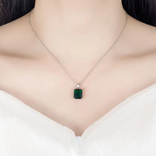 Load image into Gallery viewer, CONJUNTO DE PLATA Y ZIRCONIA