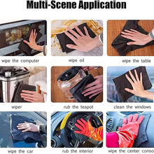 Load image into Gallery viewer, 1/5PCS Thickened Magic Cleaning Cloth No Watermark Glass Wiping Cloth Reusable Window Glass Cleaning Cloth rag Kitchen Towel