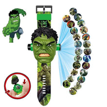 Load image into Gallery viewer, RELOJ NIÑOS/AS CON LINTERNA DE DIBUJOS.
