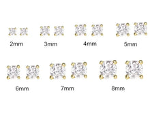 Load image into Gallery viewer, PIERCING DE PLATA 925 Y CRISTAL ZIRCÓN
