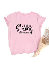 Load image into Gallery viewer, CAMISETAS SHE IS STRONG .
