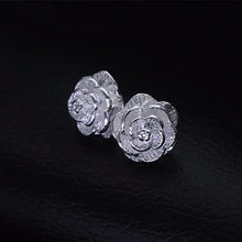 Load image into Gallery viewer, CONJUNTO DE FLOR EN PLATA 925
