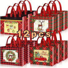 Load image into Gallery viewer, 12 PCS DE BOLSAS DE PVC DE NAVIDAD
