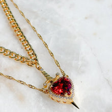 Load image into Gallery viewer, COLLAR ESPADA Y CORAZON 2PCS
