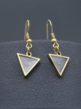 Load image into Gallery viewer, ARETES SEMILLA DE MOSTAZA ACERO INOXIDABLE
