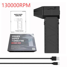 Load image into Gallery viewer, MINI VENTILADOR TURBO ELECTRICO CON 3 VELOCIDADES 130.000 RAER

