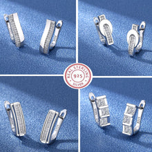 Load image into Gallery viewer, ARETES DE PLATA ESTERLINA 925 Y CIRCÓNIA,DIFERENTES MODELOS
