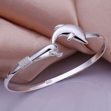 Load image into Gallery viewer, PULSERA DE DELFIN DE PLATA 925

