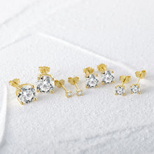 Load image into Gallery viewer, PIERCING DE PLATA 925 Y CRISTAL ZIRCÓN
