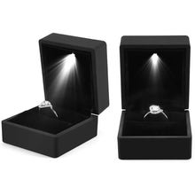 Load image into Gallery viewer, CAJITA DE REGALO CON LUZ DE LED PARA ANILLO.
